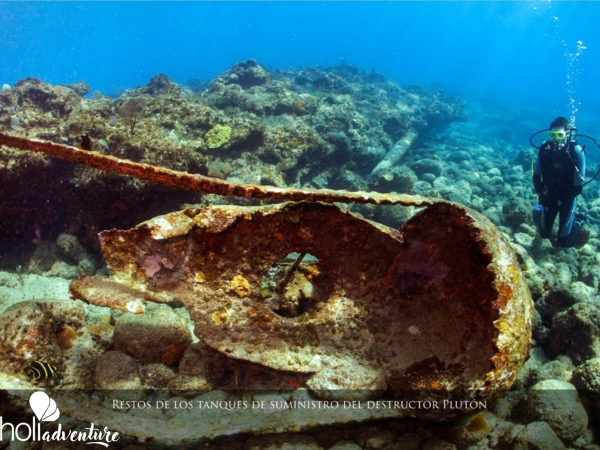 DESTROYER PLUTON - Scuba Diving in Wrecks of the Hispanic - Cuban and North American War of 1898. "DESTROYER PLUTON".