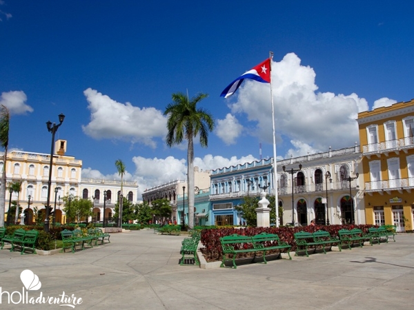 Sancti Spíritus panoramic view, - “TWO COLONIAL CITIES“ Tour
