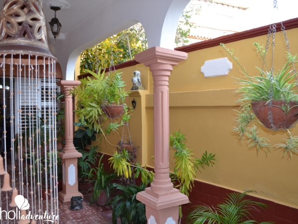 Patio details - Hostal Marledy y Miguel