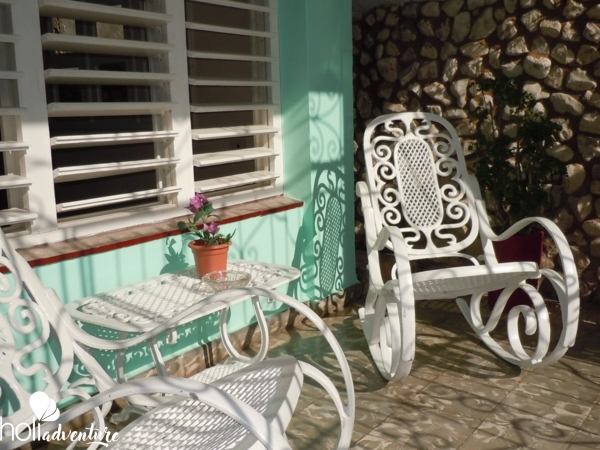 House porche view - Hostal La Muralla