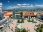 Santiago de Cuba city panoramic view