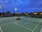 Tennis court view