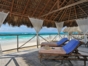 Relax area in the beach