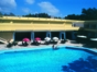 Panoramic hotel & pool view