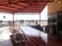 Hotel terrace and Guantánamo city panoramic view