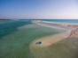Playa Sirena beach panoramic view