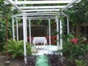Indoor patio-garden view