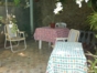 Inside patio view