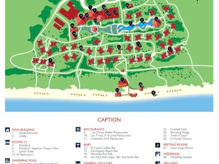 Sol Cayo Largo Hotel Map