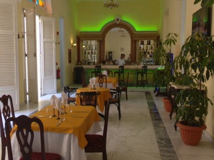 Hotel`s dining room