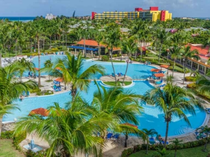 Panoramic hotel view