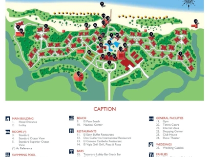 Sol Cayo Guillermo Hotel Map