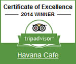 TripAdvisor: Certificado por la Excelencia.